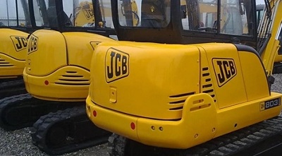 Minikoparka JCB filtry